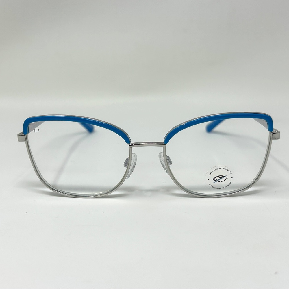 Prive Revaux Blue silver Copy Cat Readers +1.50 reading glasses blue light cat